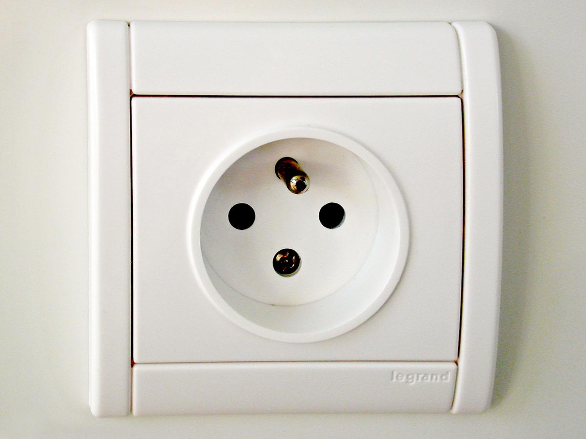 Type E French plug socket