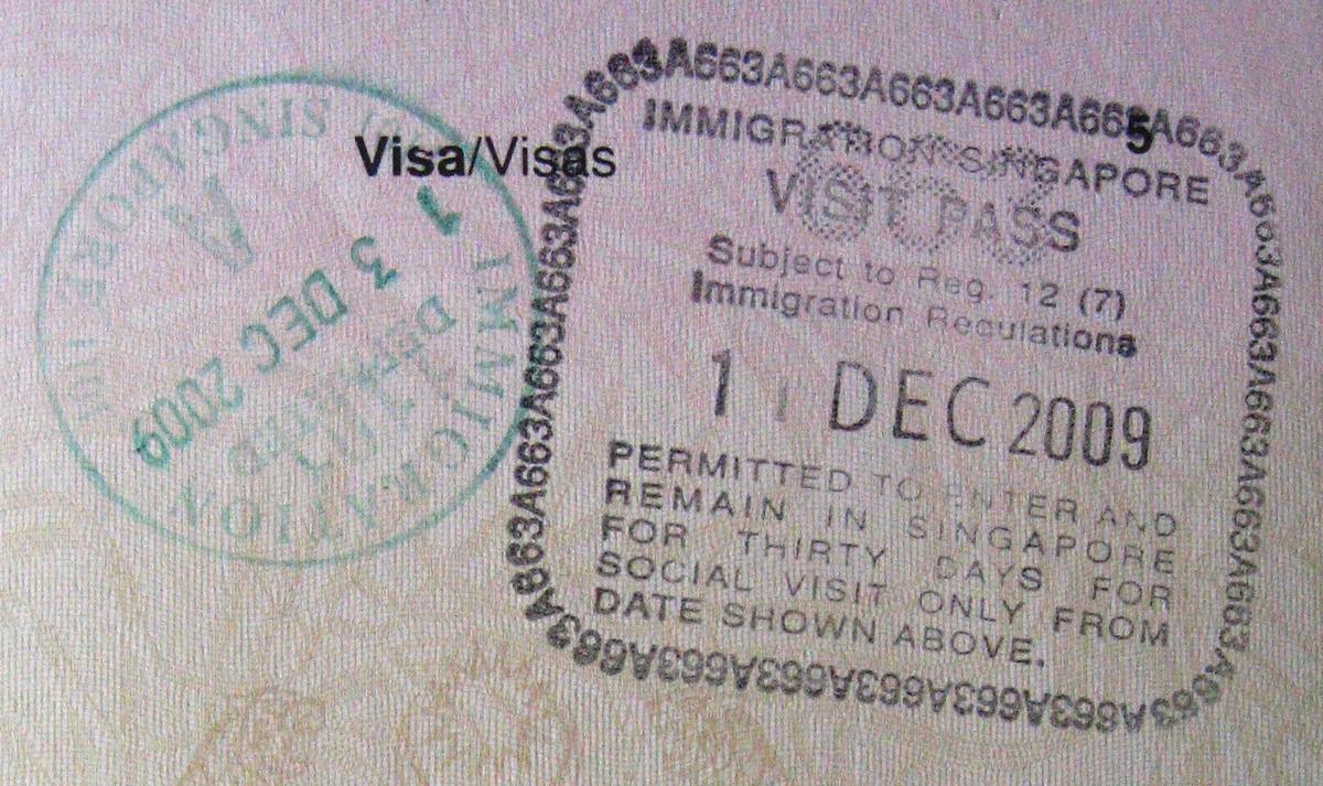 passport entry exit stamps